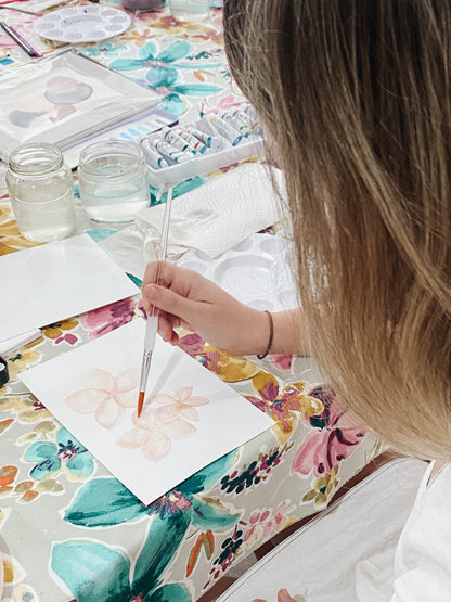 Watercolour Class - Contact us to book a date